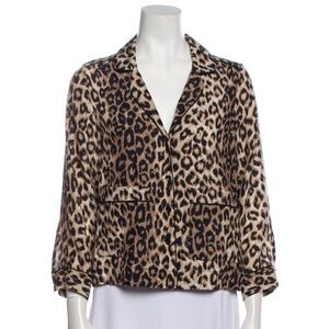 Barney's New York Cheetah Print Blouse